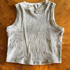 Gray Sleeveless Women's Top